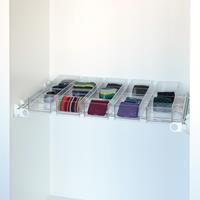 Plus - Organizer 5J - transparent - bright aluminium - transparent polycarbonate 1